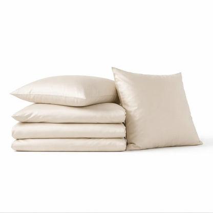 Lyocell Light Beige Bettwäsche Set