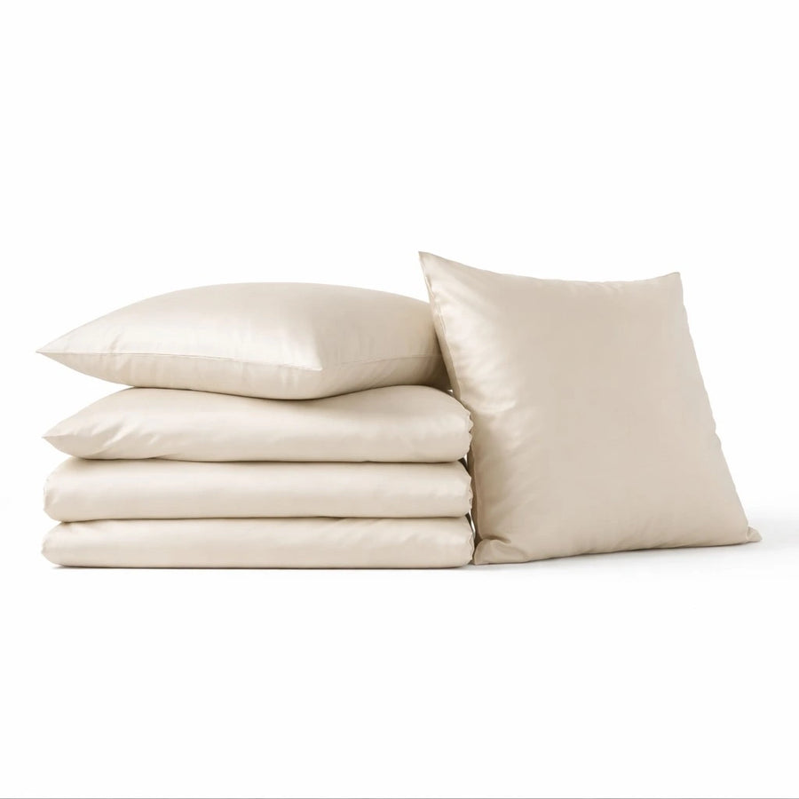 Lyocell Light Beige Bettwäsche Set